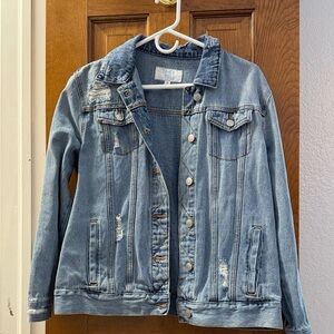 Time and Tru Blue Denim Jacket